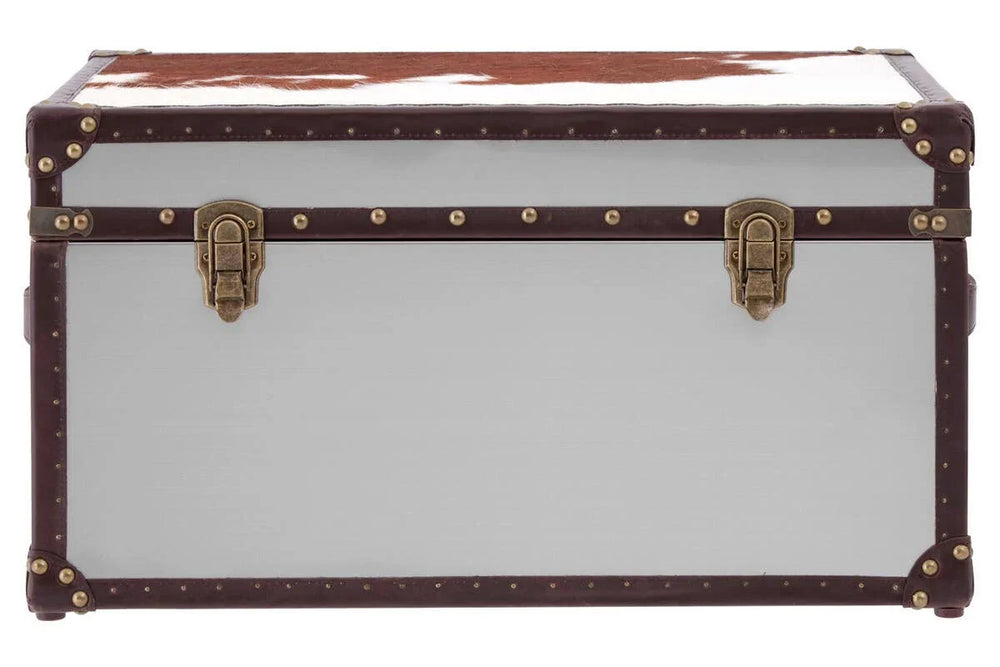 Luxe Cowhide Storage Trunk