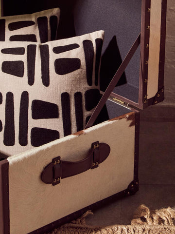 Luxe Cowhide Storage Trunk