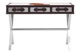 Elegant Cowhide Console Table