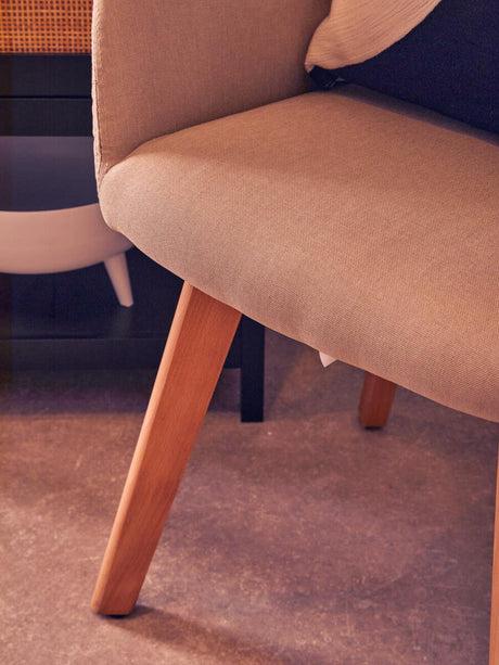 Stone Fabric Accent Chair