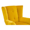 Wingback Metal Base Armchair