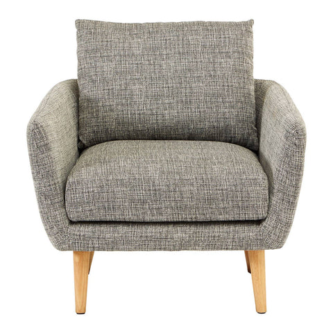 Textured Grey Armchair