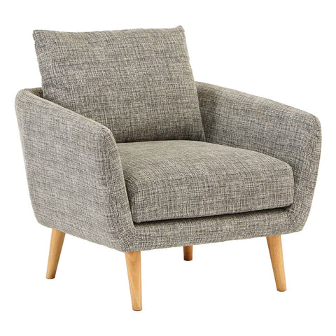 Textured Grey Armchair