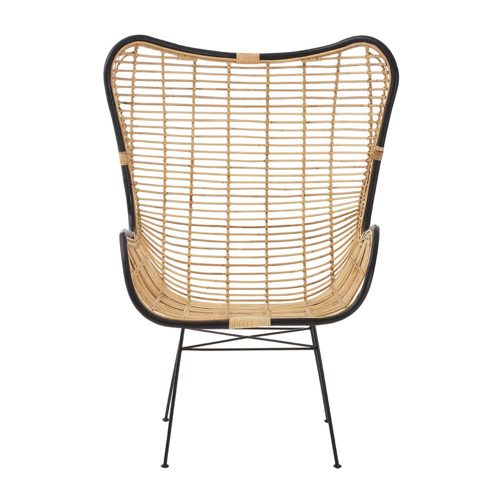 Geometric Rattan Egg Chair