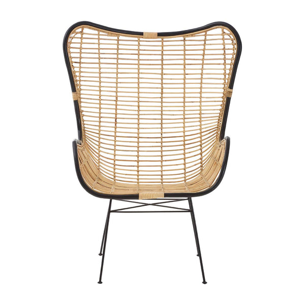 Geometric Rattan Egg Chair