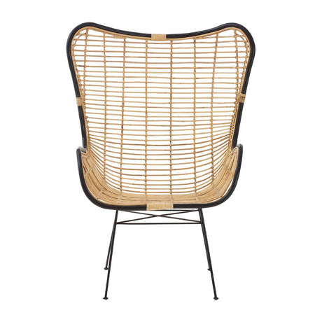 Geometric Rattan Egg Chair