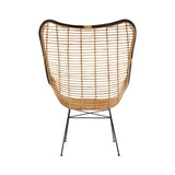 Geometric Rattan Egg Chair