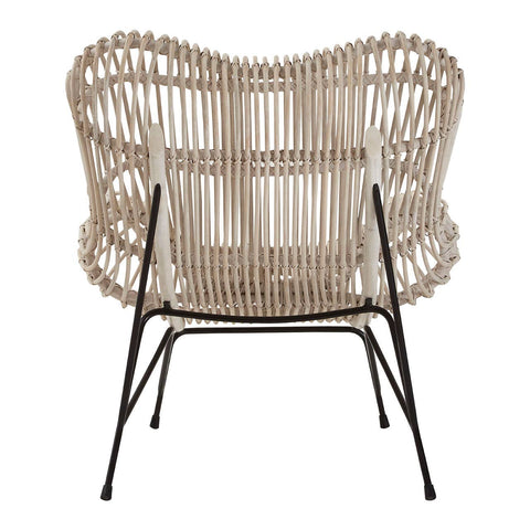 Rattan Cage Accent Chair