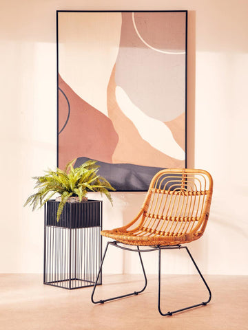 Natural Rattan Accent Chair