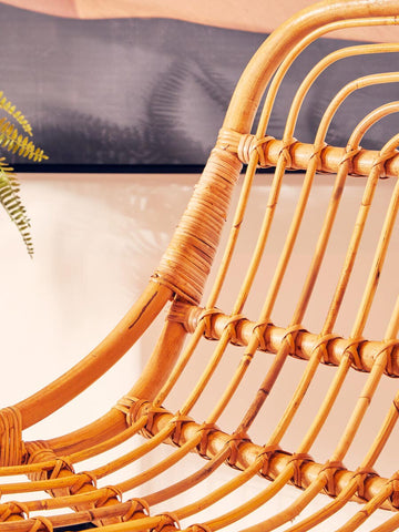 Natural Rattan Accent Chair