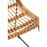 Natural Rattan Accent Chair