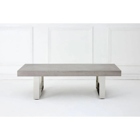 Grey Elm Wood Coffee Table