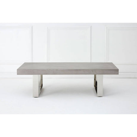 Grey Elm Wood Coffee Table