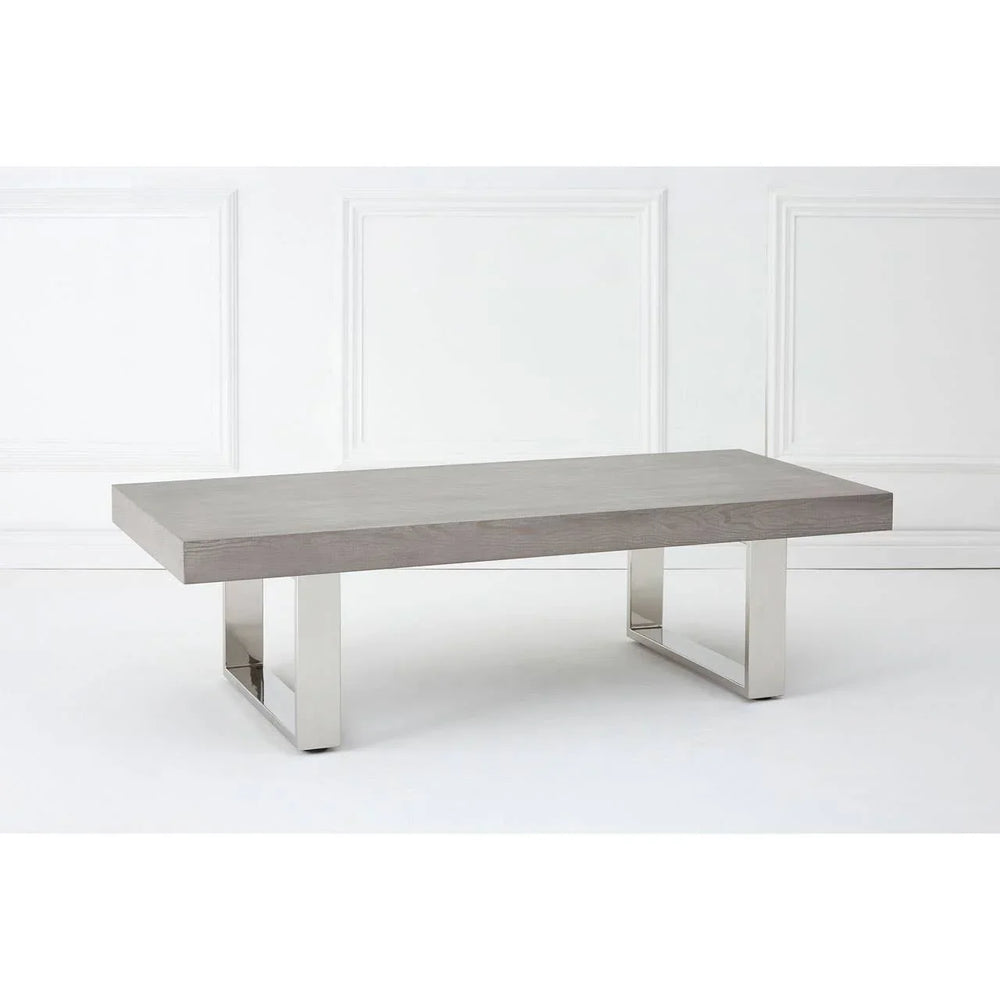 Grey Elm Wood Coffee Table