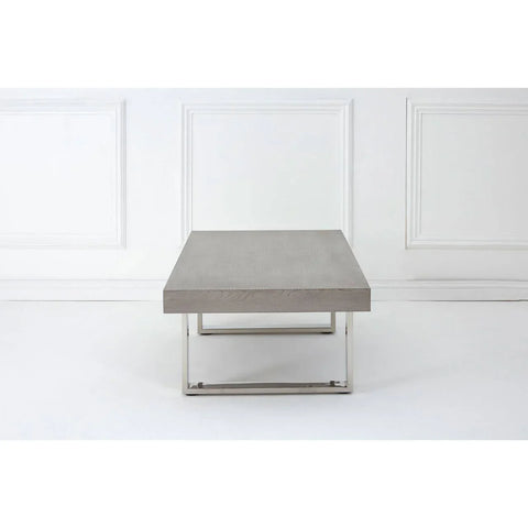 Grey Elm Wood Coffee Table