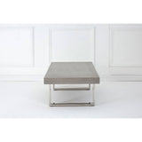 Grey Elm Wood Coffee Table
