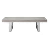 Grey Elm Wood Coffee Table