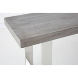 Rustic Elm Wood Console Table
