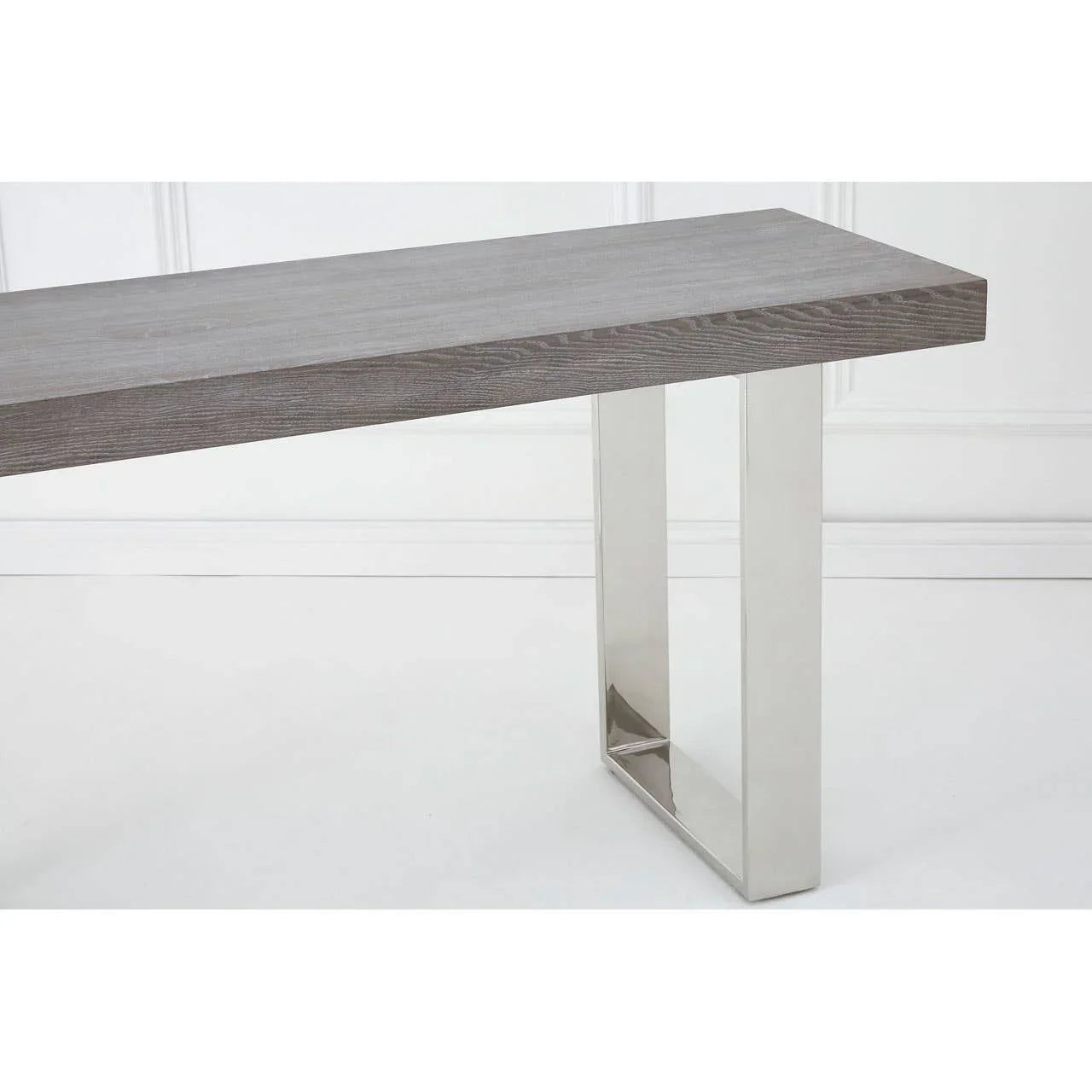 Rustic Elm Wood Console Table