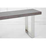 Rustic Elm Wood Console Table