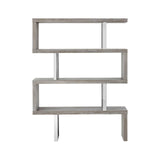 Sleek Elm Wood Bookcase