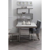 Sleek Elm Wood Bookcase