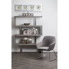 Sleek Elm Wood Bookcase