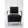 Luxe Leather Steel Lounge