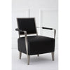 Luxe Leather Steel Lounge