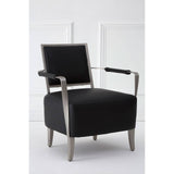 Luxe Leather Steel Lounge