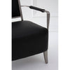 Luxe Leather Steel Lounge