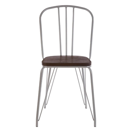 Rustic Metal & Wood Chair
