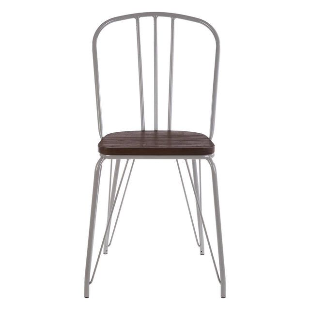 Rustic Metal & Wood Chair
