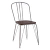 Rustic Metal & Wood Chair