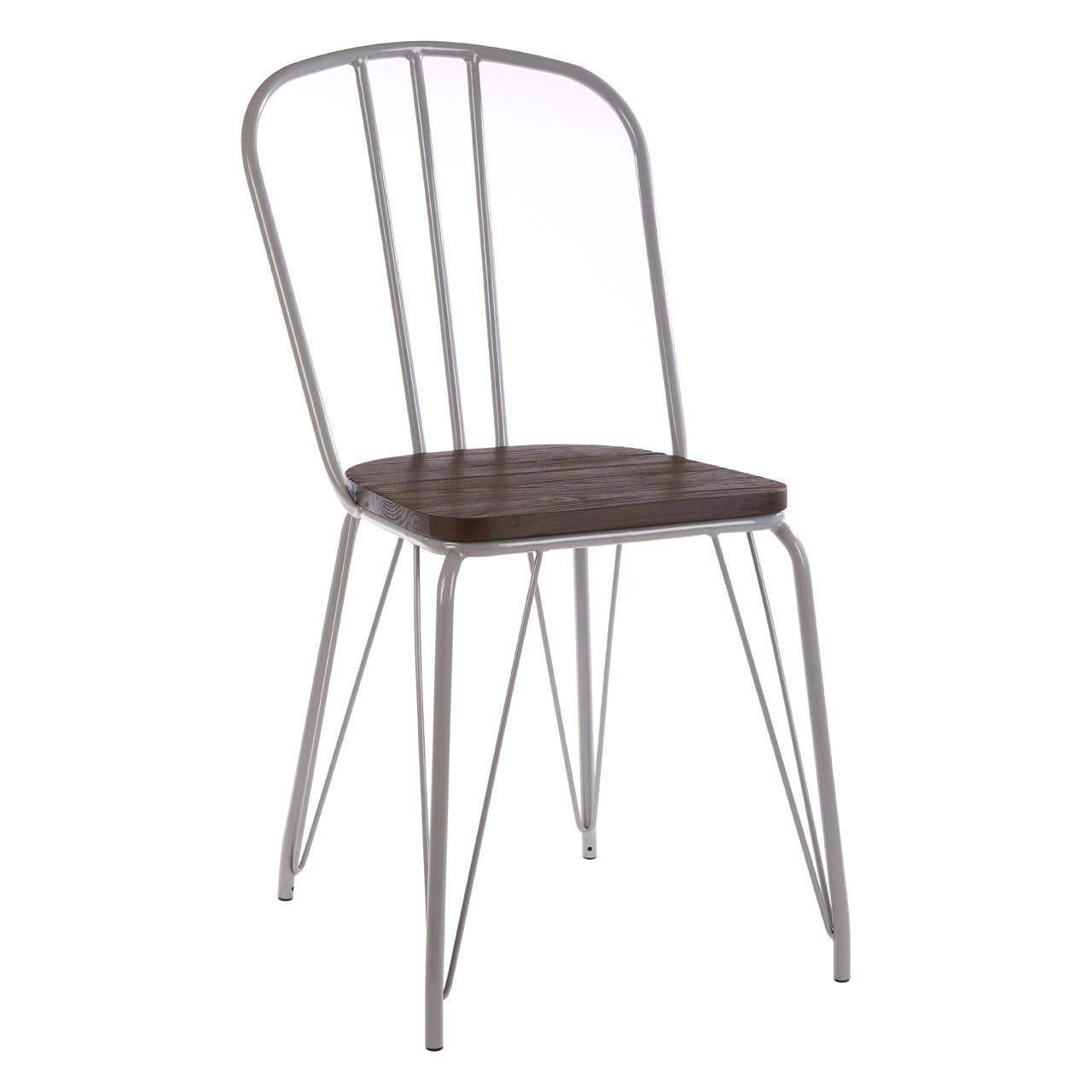 Rustic Metal & Wood Chair