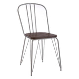 Rustic Metal & Wood Chair