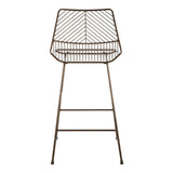 Leaf Design Wire Bar Chair