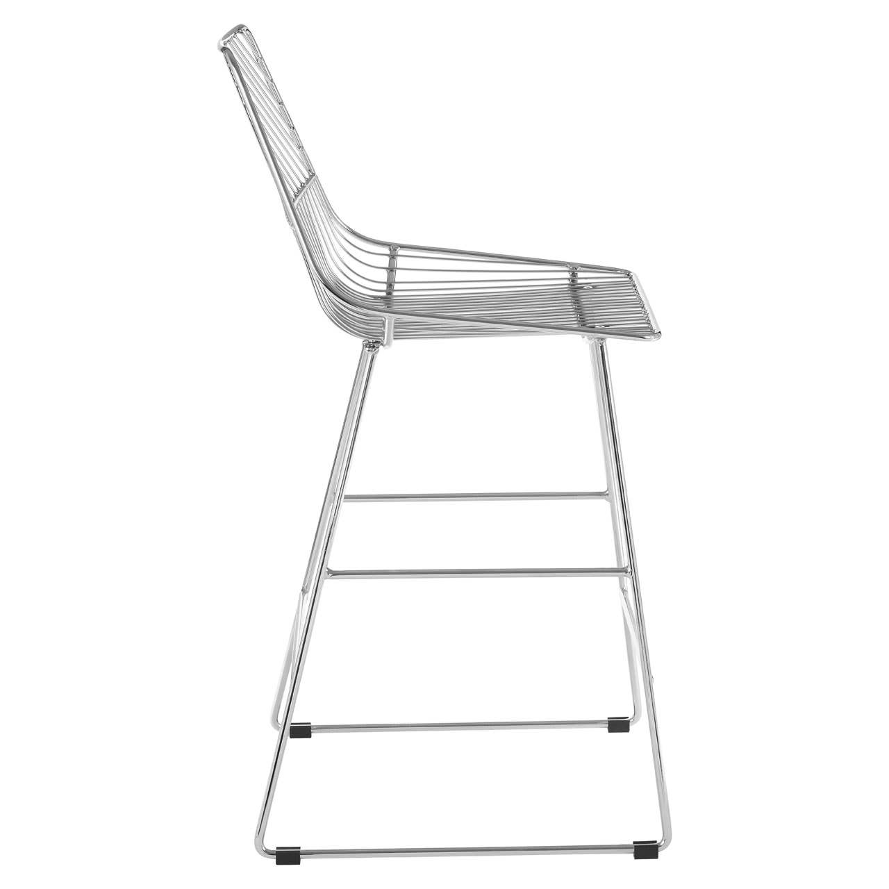 Leaf Design Wire Bar Chair
