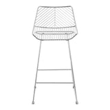 Leaf Design Wire Bar Chair