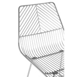 Leaf Design Wire Bar Chair