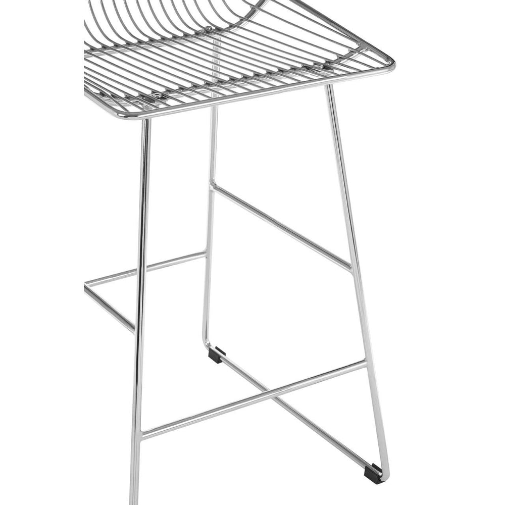 Leaf Design Wire Bar Chair