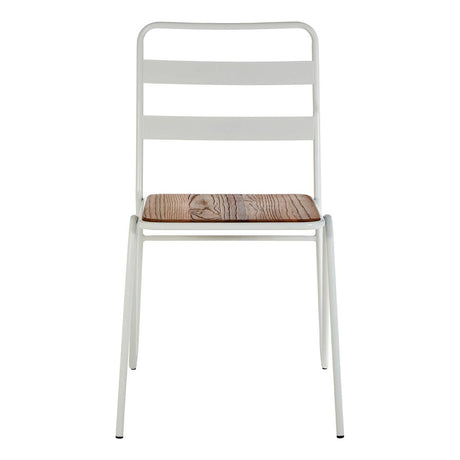 Rustic Metal & Wood Chair