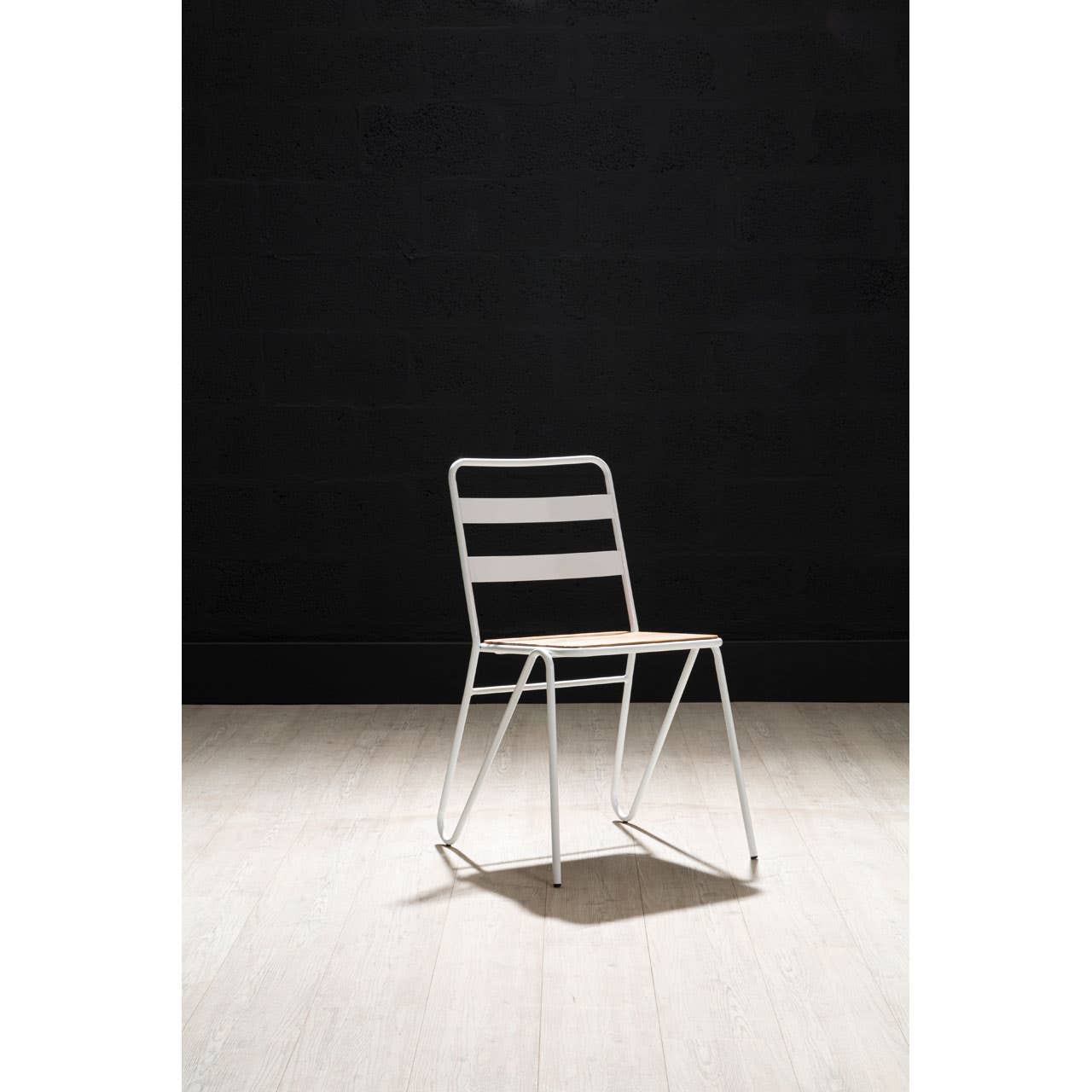 Rustic Metal & Wood Chair