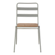 Urban Chic Wood Metal Chair