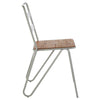 Urban Chic Wood Metal Chair