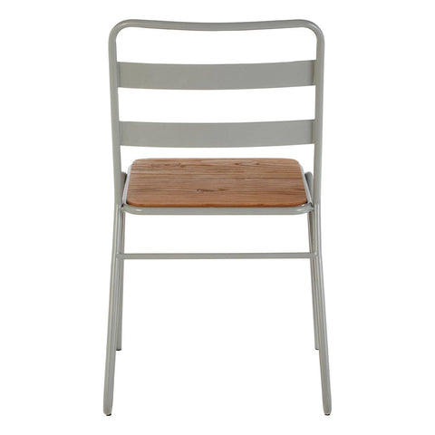 Urban Chic Wood Metal Chair