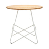 Elm Wood Round Dining Table