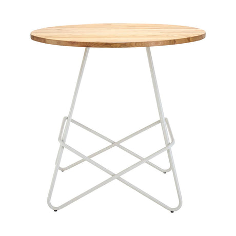 Elm Wood Round Dining Table