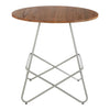 Golden Elm Metal Dining Table