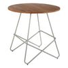 Golden Elm Metal Dining Table
